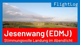 Magische Abendlandung in Jesenwang EDMJ  Cockpitperspektive Cessna 152 [upl. by Ydnem758]