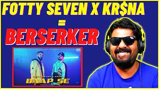 FOTTY SEVEN BAAP SE ft KRNA REACTION  ASLI INDEPENDENT EP  FOTTY SEVEN NEW SONG  AFAIK [upl. by Ialokin]