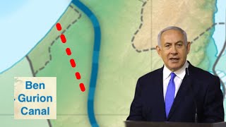 Ben Gurion Canal Project  Secret Mission to Control Gaza [upl. by Lyrak]