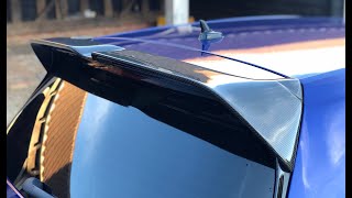 MK7  MK75 Golf Spoiler Install Tutorial  How To Install for Golf R  GTI  GTD  TDI [upl. by Fugate]