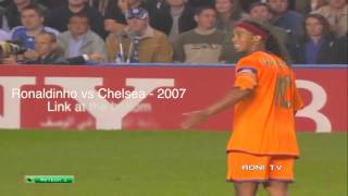 Ronaldinho vs Chelsea  2006 07  TV 720p  Roni Tv [upl. by Whitney]