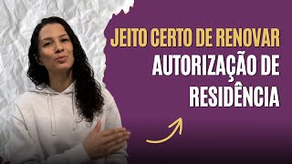 Como fazer a renovação do título de residência 2024 [upl. by Martelle816]