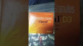 Cipcal D3 Granules 1 gm is used to treat low blood calcium levels calciumpowder calciumsupplement [upl. by Enawyd]