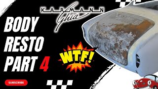 Karmann Ghia Body Restoration Part 4 [upl. by Lashond468]