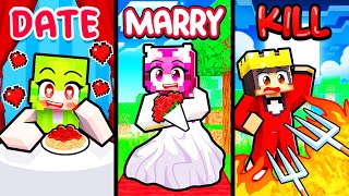 Minecraft But DATE MARRY KILL [upl. by Reinwald]