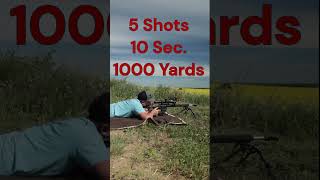 5 Shots 10Seconds 1000 Yards shootbetter rapidfireshorts PeakAccuracy [upl. by Han937]