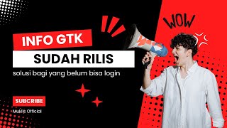 Solusi Tidak Bisa Login Info GTK Terbaru [upl. by Marlee]