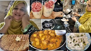 Sham Mere both se kam or khany Mn Mushrom salad Creamy tikka fruit custard plz video delete kr de [upl. by Cousins]