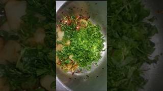 Aaloo Palak Methi full recipe trending ramzan recipe [upl. by Zeuqcaj]