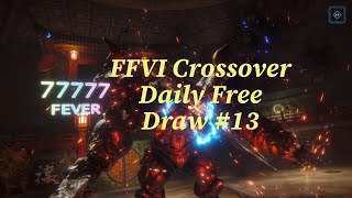 FF7 Ever Crisis FFVI Crossover Daily Free Draw 13 [upl. by Myo]