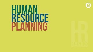 HR Basics Human Resource Planning [upl. by Lordan]