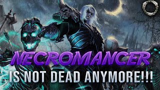 I Revive The DEAD Class 💀 NECROMANCER 1vX 2vX PvP Build Gameplay 💀 ESO Gold Road DragooX [upl. by Darelle]