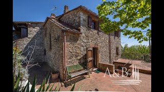 SEMIDETACHED COUNTRY HOUSE WITH GARDEN SIENA  TUSCANY [upl. by Donatelli]