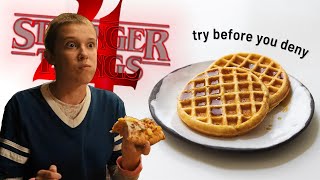 I recreated Foods from Stranger Things 4 pizza eggos risotto and more [upl. by Chemar]