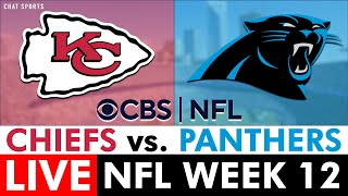 Chiefs vs Panthers Live Streaming Scoreboard PlayByPlay Highlights amp Stats  NFL Week 12 On CBS [upl. by Adnirol]