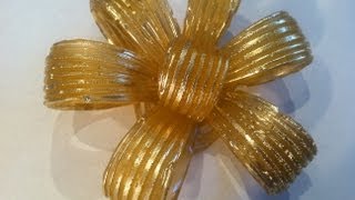 Golden Isomalt Bow [upl. by Eiral]