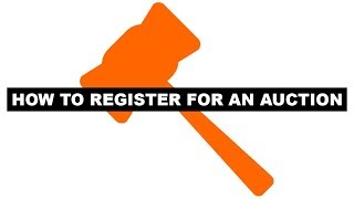 How to Register for an Auction [upl. by Arerrac]