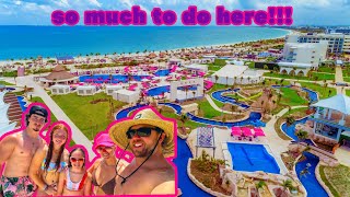 Bring your kids HERE Awesome Family AllInclusive in Cancun 🇲🇽 [upl. by Guglielmo862]