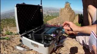 Yaesu 817 portable CW QRP [upl. by Letrice564]