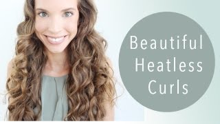 HOW TO HEATLESS CURLS With flexi rods [upl. by Imrots983]