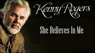 She Believes In Me  Kenny Rogers Karaoke [upl. by Ardnot]