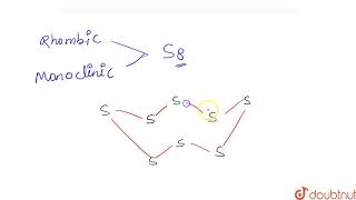 Which allotropic form of sulphur is thermodynamically stable at room temperature [upl. by Nawyt]