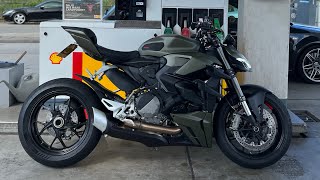 My new Ducati Streetfighter v2 storm green [upl. by Nhaj19]