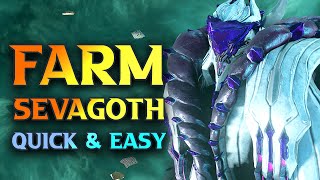 WARFRAME Where To Farm Sevagoth Warframe Parts [upl. by Aihsemek]