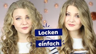 Locken machen  mit und ohne Hitze I DominoKati [upl. by Sharia]