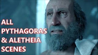 Assassins Creed Odyssey  All Pythagoras amp Aletheia Scenes [upl. by Sordnaxela]