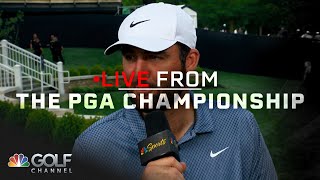 Scottie Scheffler reflects on becoming a father  Live From the PGA Championship  Golf Channel [upl. by Nicolella]