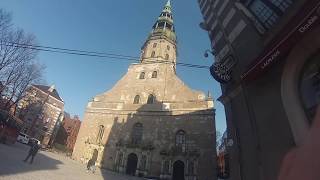 Riga Latvia the medieval city Alt and rock metal bars and historical sights [upl. by Slaohcin]