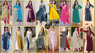 Trendy Naira Cut Kurti Designs  Naira Style Kurti Design [upl. by Norabel]