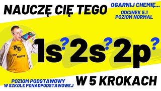 Jak napisać PODPOWŁOKOWĄ konfigurację elektronową w 5 krokach  chemia z Panem Belfrem N51 [upl. by Leirbma]