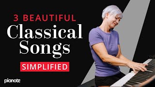 3 Beautiful Classical Songs Beginner Friendly Tutorial  Sheet Music [upl. by Noteek265]