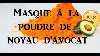 17 Beauté  Masque à la poudre de noyau davocat [upl. by Ellah]