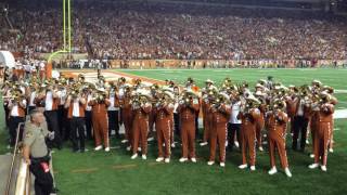 Texas Longhorn Band amp Longhorn Alumni Band trombones William Tell Overture Oct 15 2016 ISU  Texas [upl. by Akiemaj]