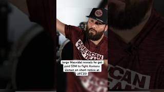 Jorge Masvidal reveals he got paid 5M to fight Kamaru Usman on short notice at UFC251jorgemasvidal [upl. by Aneram572]