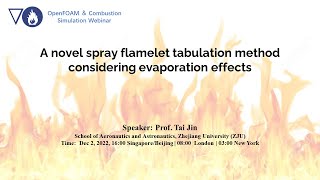 A novel spray flamelet tabulation method considering evaporation effects [upl. by Croft]