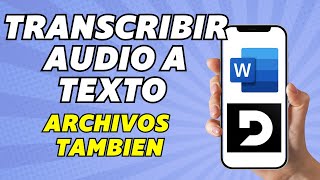 Como transcribir un audio a texto 2024 [upl. by Ahsinauq]