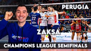 Reacting to ZAKSA vs Sir Safety Susa Perugia Volleyball 2023 CEV Champions League Semifinals [upl. by Hollinger351]