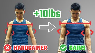 How To Pack On 10lbs Of Muscle As A Hardgainer STEPBYSTEP PLAN [upl. by Adiol]