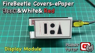 ESP32 FireBeetle CoversePaper BlackampWhiteampRed  DFRobot [upl. by Odilia262]