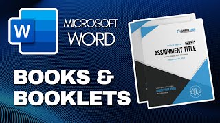 Book And Booklet Creation In Microsoft Word Everything You Need To Know [upl. by Ramraj]