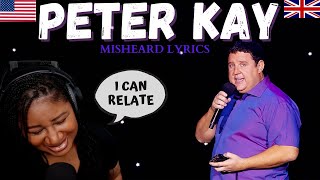 American react to Peter Kay  Misheard lyrics [upl. by Georgine]