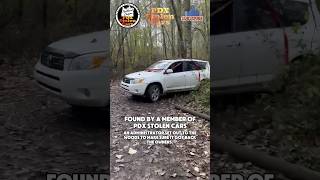 Stolen Vehicle Found in Woods pdxstolencars portland theft stolen [upl. by Aehcsrop]