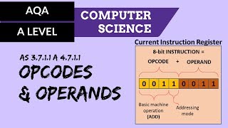 AQA A’Level Opcodes and operands [upl. by Crandall]