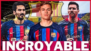 LE FC BARCELONE FAIT UN MERCATO INCROYABLE  KIMMICH ET LIONEL MESSI AU BARÇA  LAPORTA LE MAÎTRE [upl. by Ylrae]