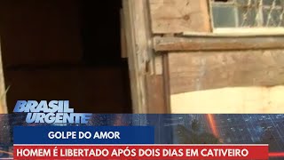 Golpe do amor homem é libertado após dois dias em cativeiro [upl. by Nipsirc833]