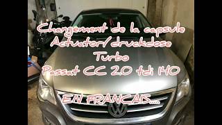 Tutoriel remplacement capsule actuatordruckdoseboost turbo  Volkswagen VW PASSAT 20 TDI 140 [upl. by Thomsen]